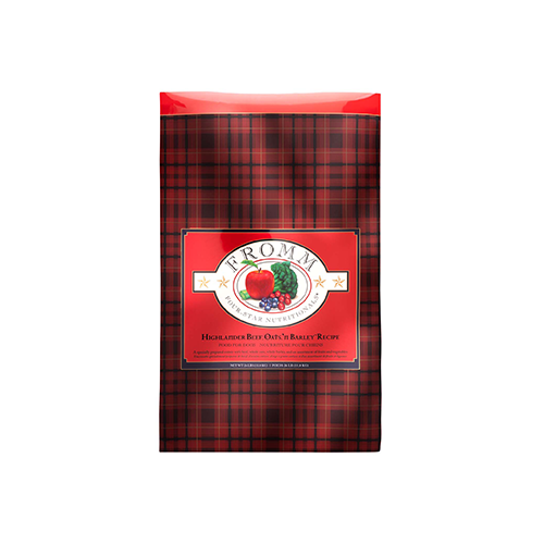 Fromm Four Star Pour Chien Boeuf Highland Avoine et Orge 26lbs / 11.8kg