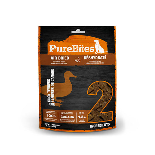 PureBites Chien Jerky de Canard Déshydraté 156g