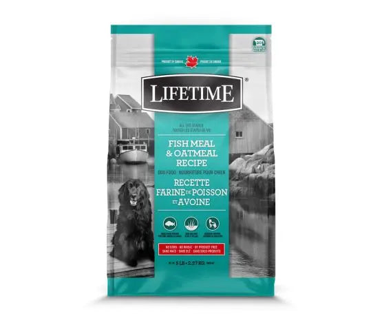 Trouw Nutrition Lifetime Chien Poisson et Avoine 5lbs / 2.27kg