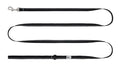 RC Pets Petite Laisse De Base Noir 1/2x6