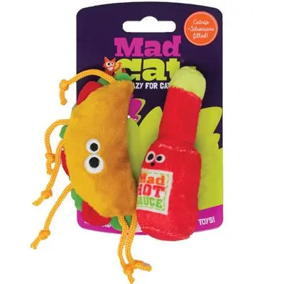 Petmate MAD CAT Mardi des Tacos Paquet de 2