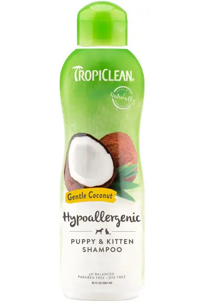 Tropiclean Shampoing Hypoallergénique pour Chiot et Chaton 592ml