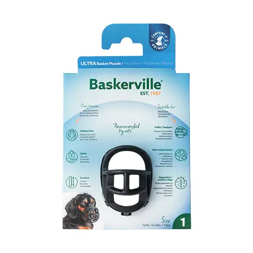 Company Of Animals Baskerville Ultra Muselière pour Chien Taille 1