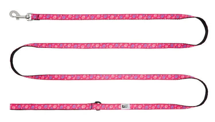RC Pets Petite Laisse À Motifs Traces De Pattes Rose De 1/2x6