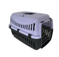 Bergamo Transporteur Gipsy Éco Avec Porte De Métal Lilas Grand 58x38x38cm