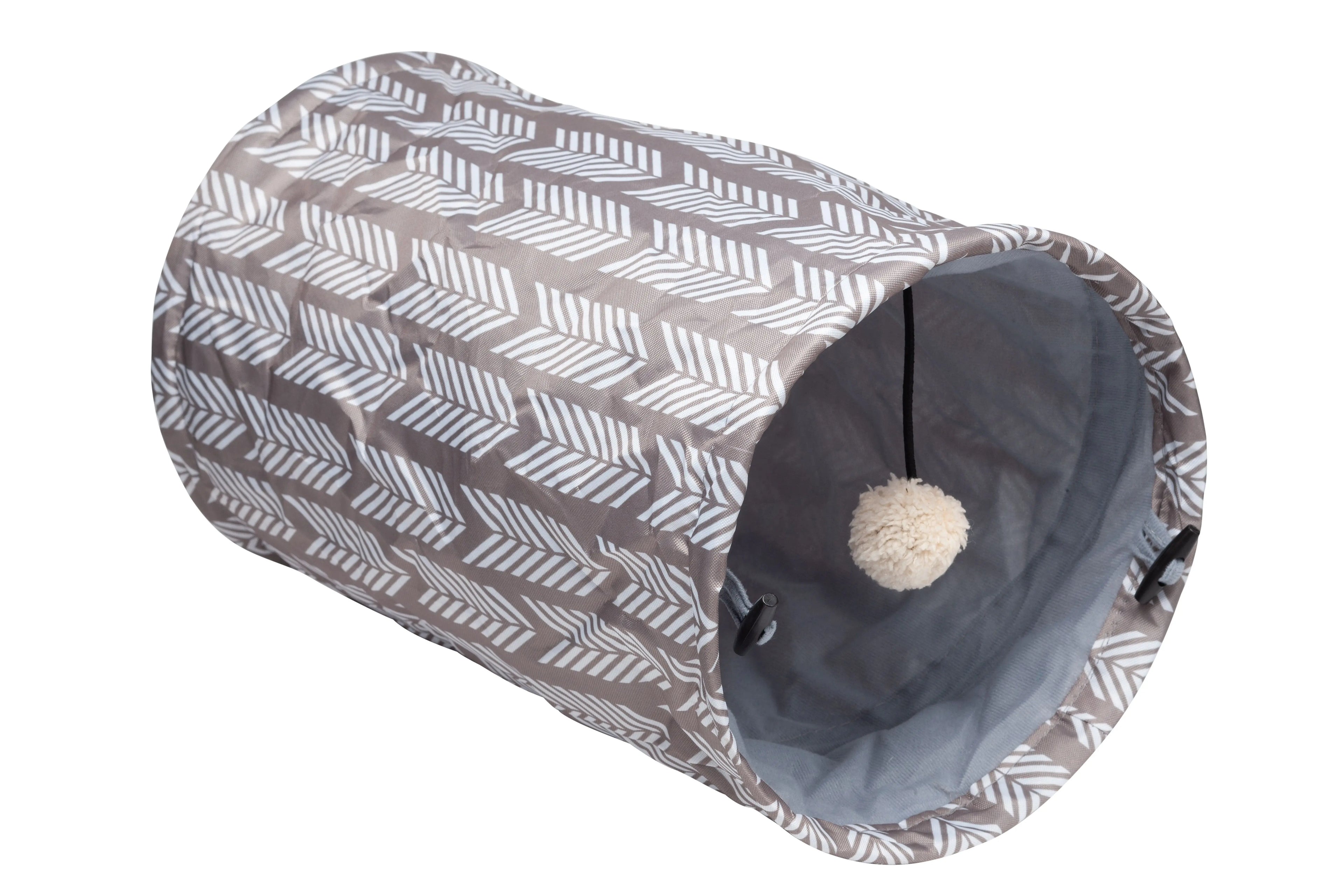 Bud'z Jouet Pour Chat Tunnel Gris 24x39cm