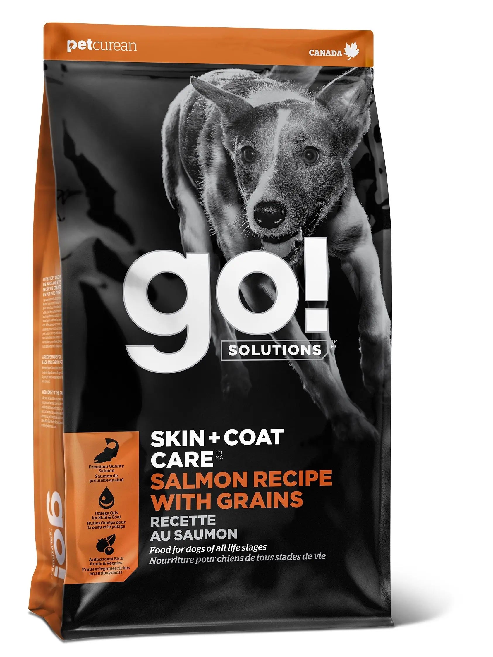 Petcurean Go! Peau + Poils Pour Chien Saumon 3.5lbs / 1.59kg