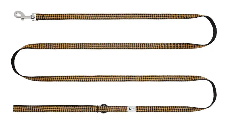 RC Pets Petite Laisse À Motifs Pied De Poule Caramel De 1/2x6