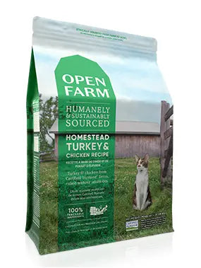 Open Farm Sans Grains Dinde et Poulet d’Élevage pour Chat 8lbs / 3.6kg