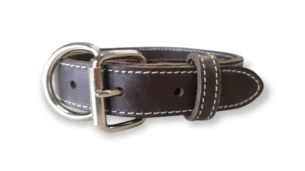 Lacets Arizona Collier Latigo de Cuir Double 1"x18" Brun