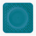Messy Mutts Tapis D'alimentation Thérapeutique En Silicone Avec Bol Intégré 10" Par 10" Bleu