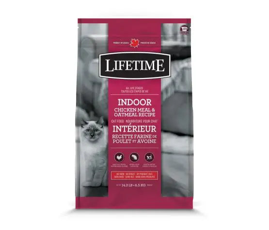 Trouw Nutrition Lifetime Chat D'intérieur Poulet et Avoine 14.3lbs / 6.5kg