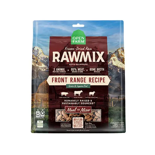 Open Farm Rawmix Morceaux Lyophilisés Recette des Rocheuses pour Chien 382g