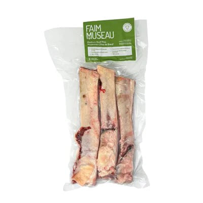 Faim Museau Moyennes Côtes de Boeuf (Paquet de 3)