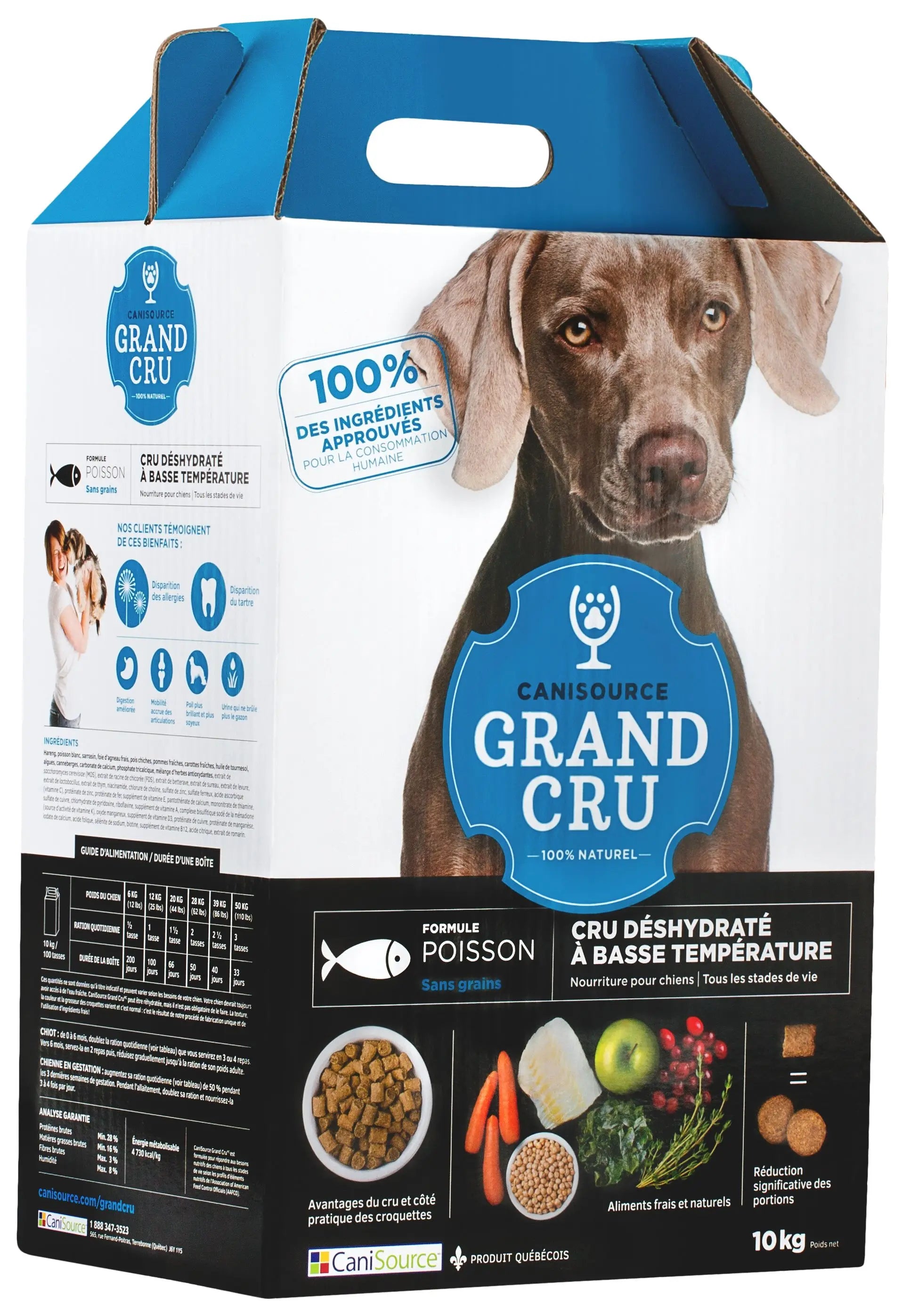 CaniSource Grand Cru Pour Chien Poisson 22lbs / 10kg