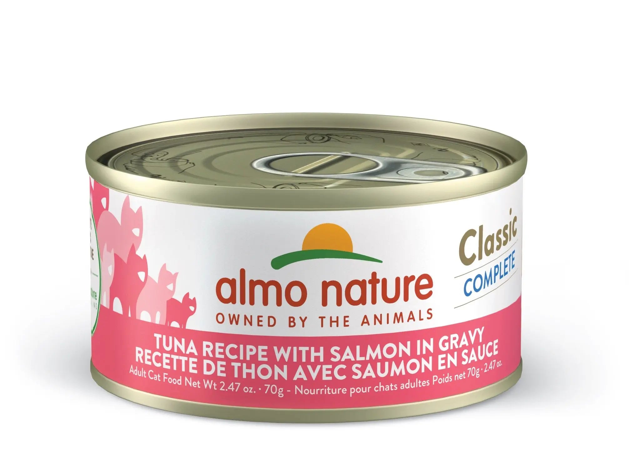 Almo Nature Classic Complete Chat Thon avec Saumon en Sauce 70g