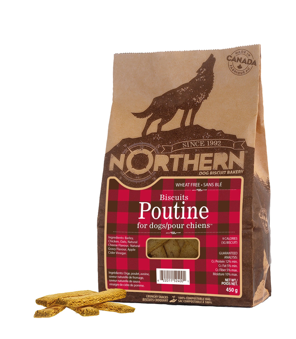 Northern Biscuits Croquants Originaux Pour Chien Poutine 450g