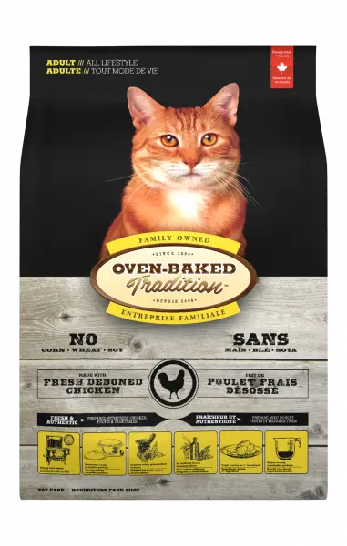 Oven-Baked Tradition Pour Chat Adulte Poulet 5lb / 2.27kg