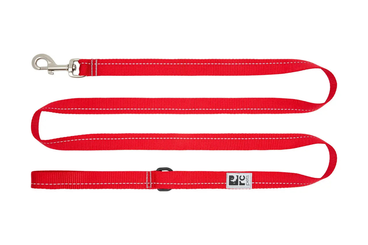 RC Pets Laisse De Base Rouge 3/4x6