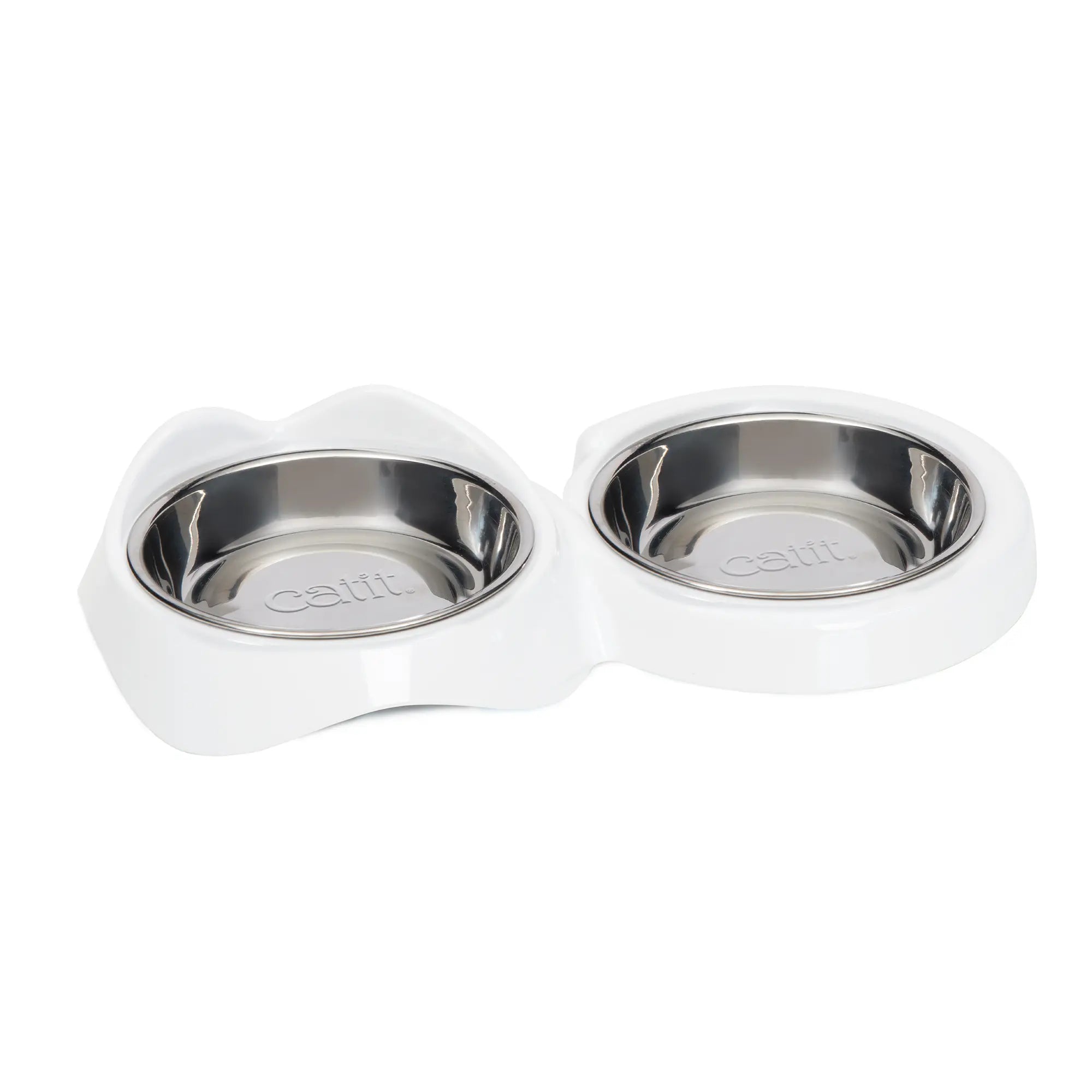 Catit Pixi Bols Doubles (Blanc)