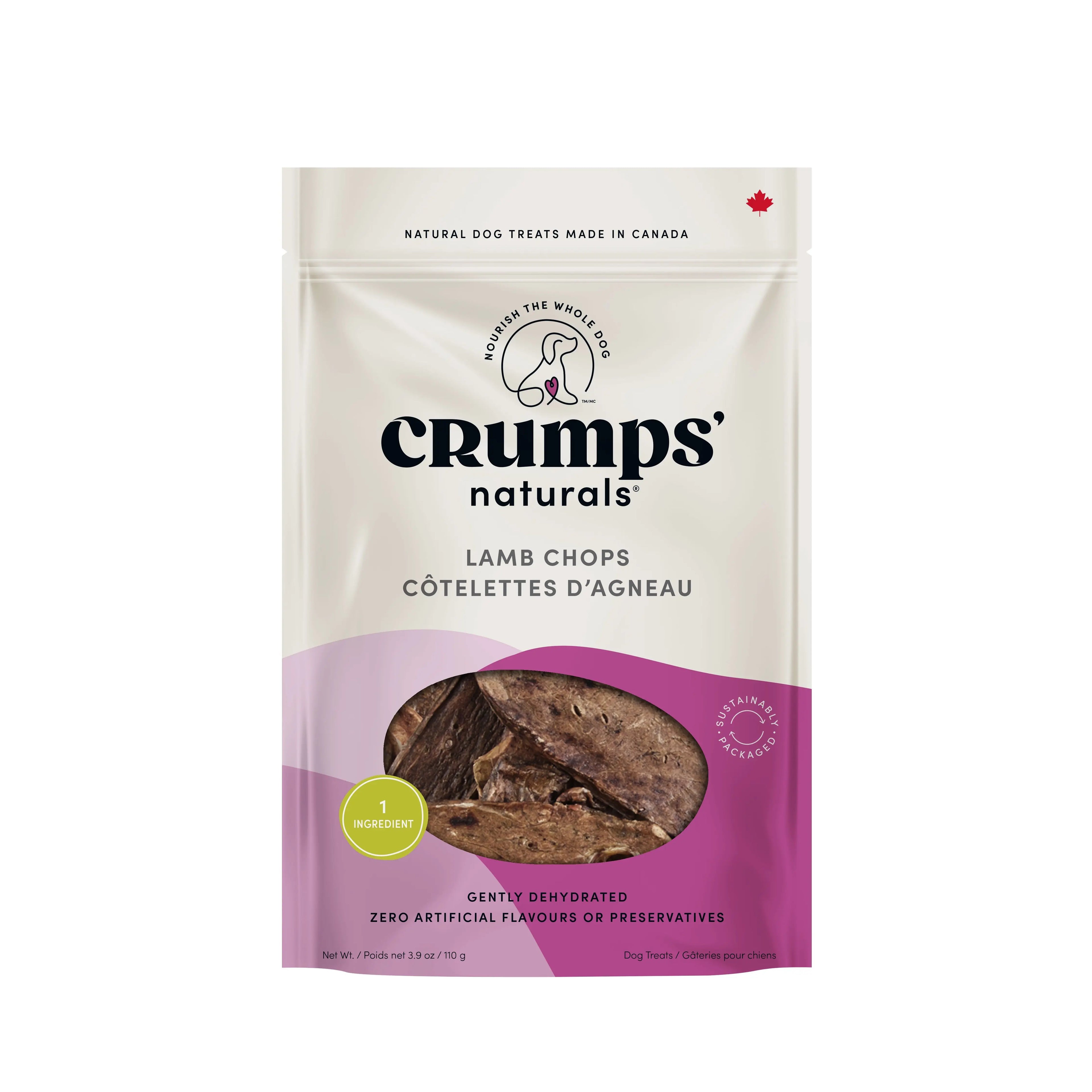Crumps Naturals Côtelettes d'Agneau (Poumons) 110g