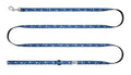 RC Pets Petite Laisse À Motifs Traces De Pattes Bleu De 1/2x6