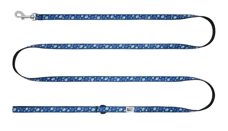 RC Pets Petite Laisse À Motifs Traces De Pattes Bleu De 1/2x6