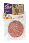 Faim Museau Chat Médaillon Individuel Poulet et Saumon 114g