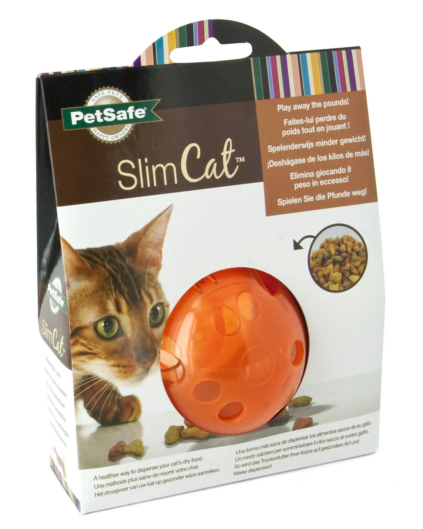 PetSafe Slimcat Balle Distributrice (Orange)