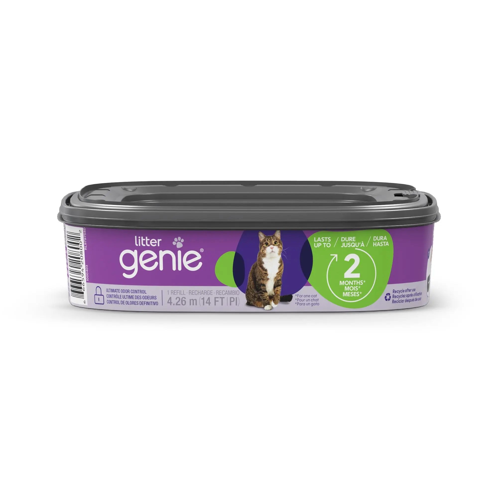 Litter Genie Recharge Pour Poubelle Litter Genie (1 Unité)