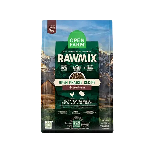 Open Farm Rawmix Grains Anciens Prairies Ouvertes pour Chien 3.5lbs / 1.6kg