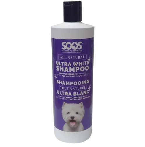 SOOS Shampooing Hypoallergénique Ultra Blanc 500ml