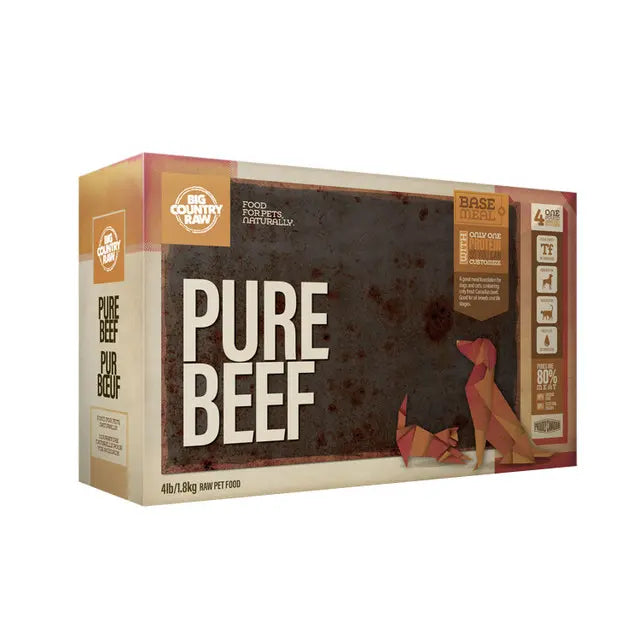 Big Country Raw Pur Boeuf 4lbs / 1.8kg