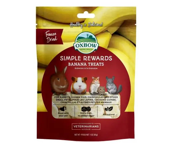 Oxbow Simple Rewards Banane 30g