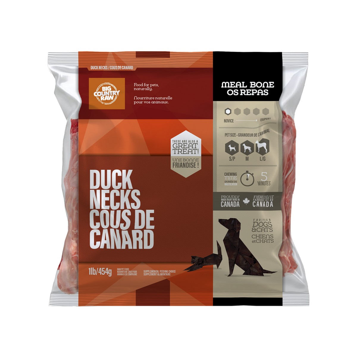 Big Country Raw Cous de Canard 1lb / 454g