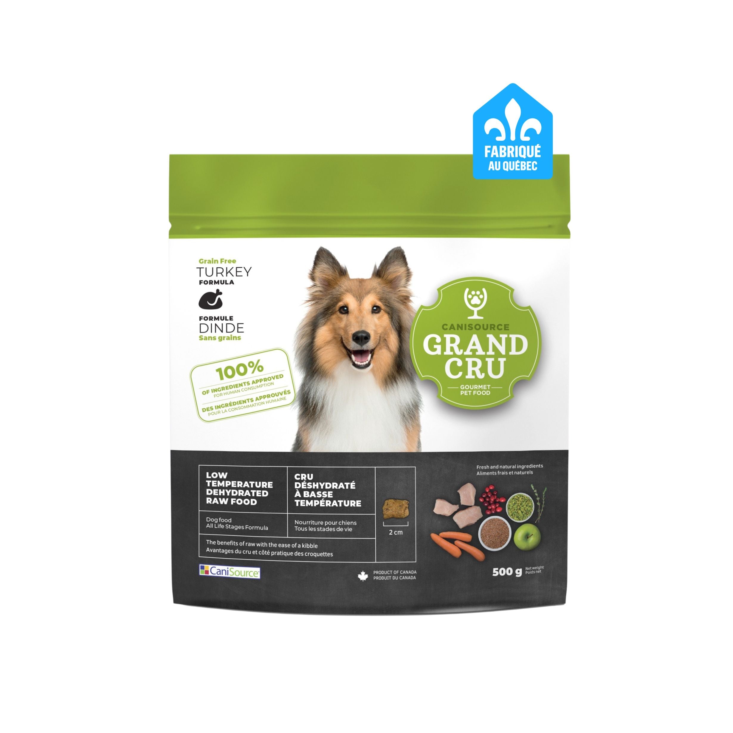 CaniSource Grand Cru Pour Chien Dinde 500g