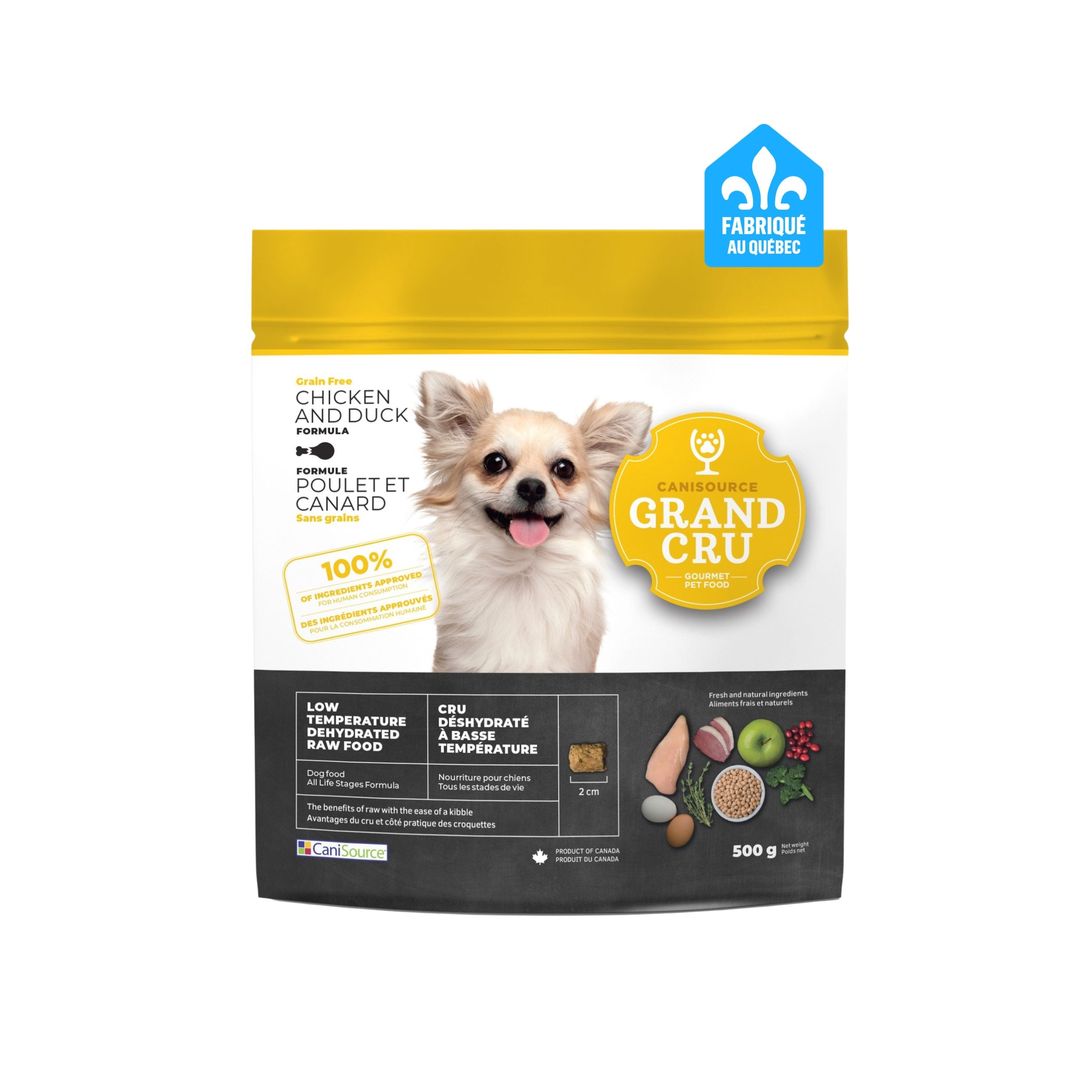 CaniSource Grand Cru Pour Chien Poulet & Canard 500g