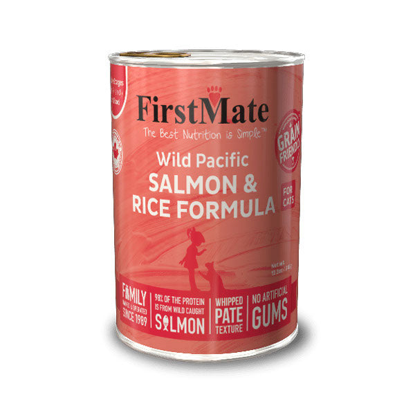 First Mate Grain Friendly Chat Saumon Et Riz 345g