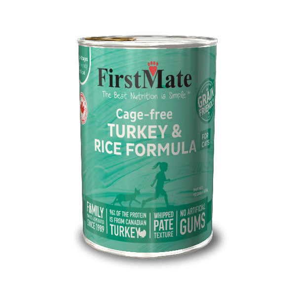 First Mate Grain Friendly Chat Dinde Et Riz 345g
