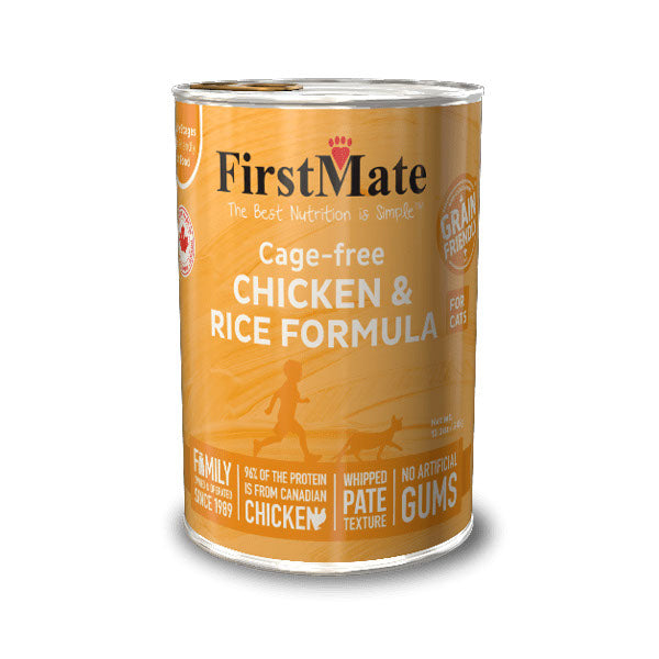 First Mate Grain Friendly Chat Poulet Et Riz 345g