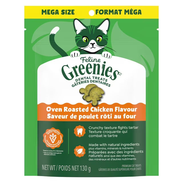 Greenies Félin Gâteries Dentaires Poulet 130g