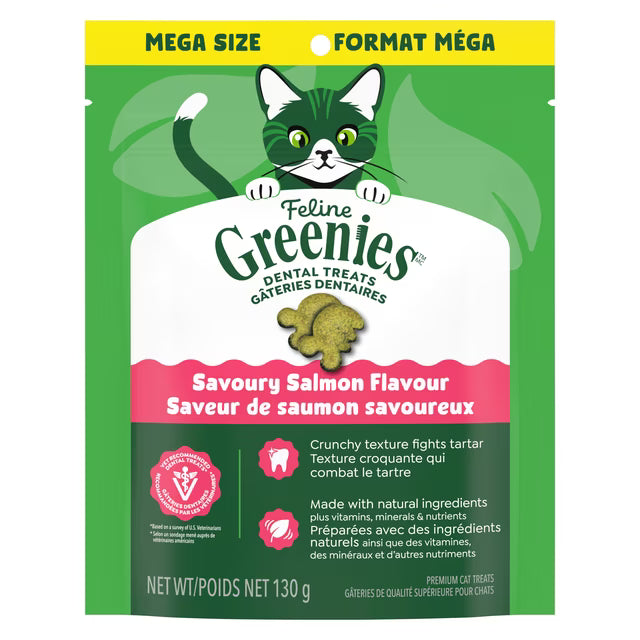 Greenies Félin Gâteries Dentaires Saumon 130g