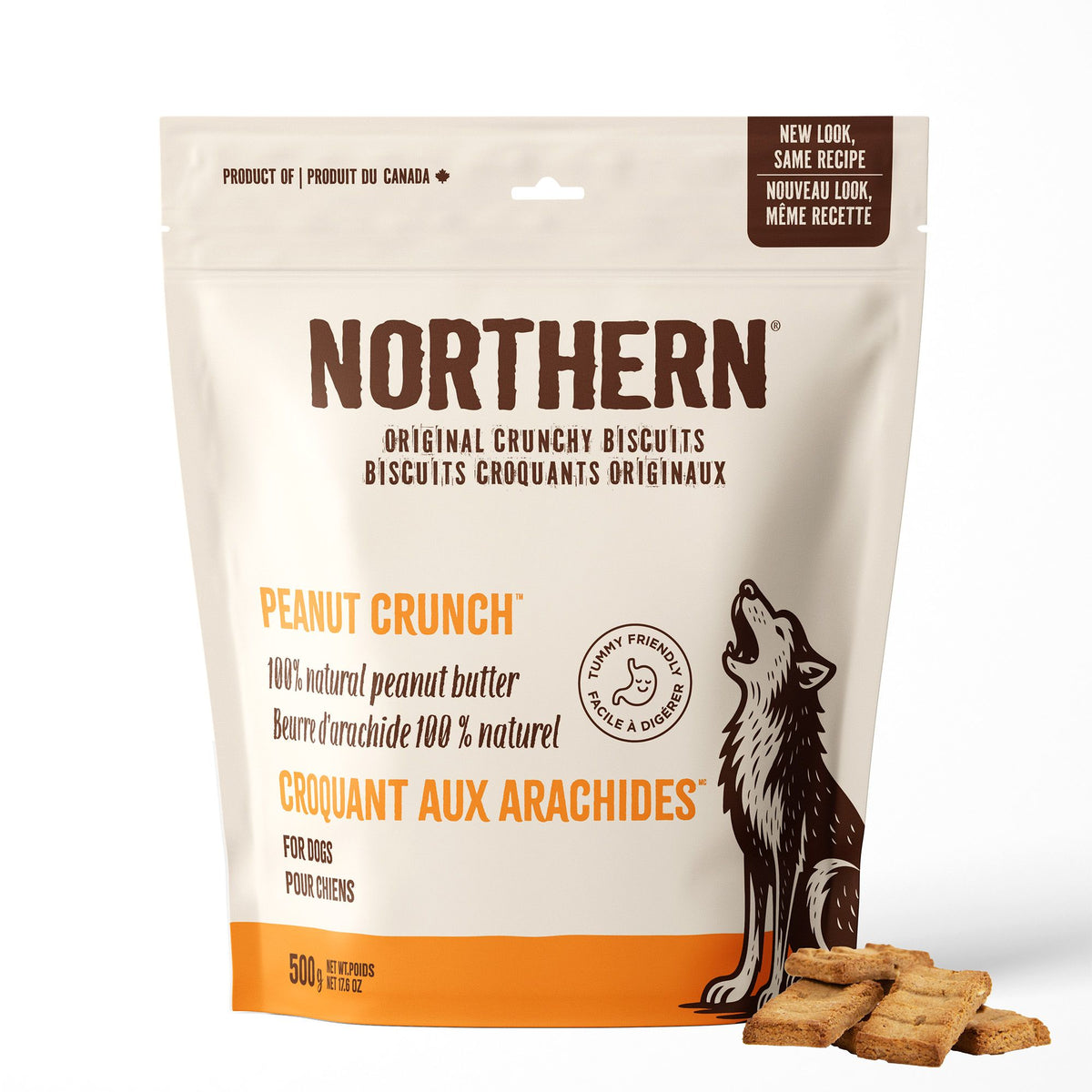 Northern Biscuits Croquants Originaux Pour Chien Arachides 500g