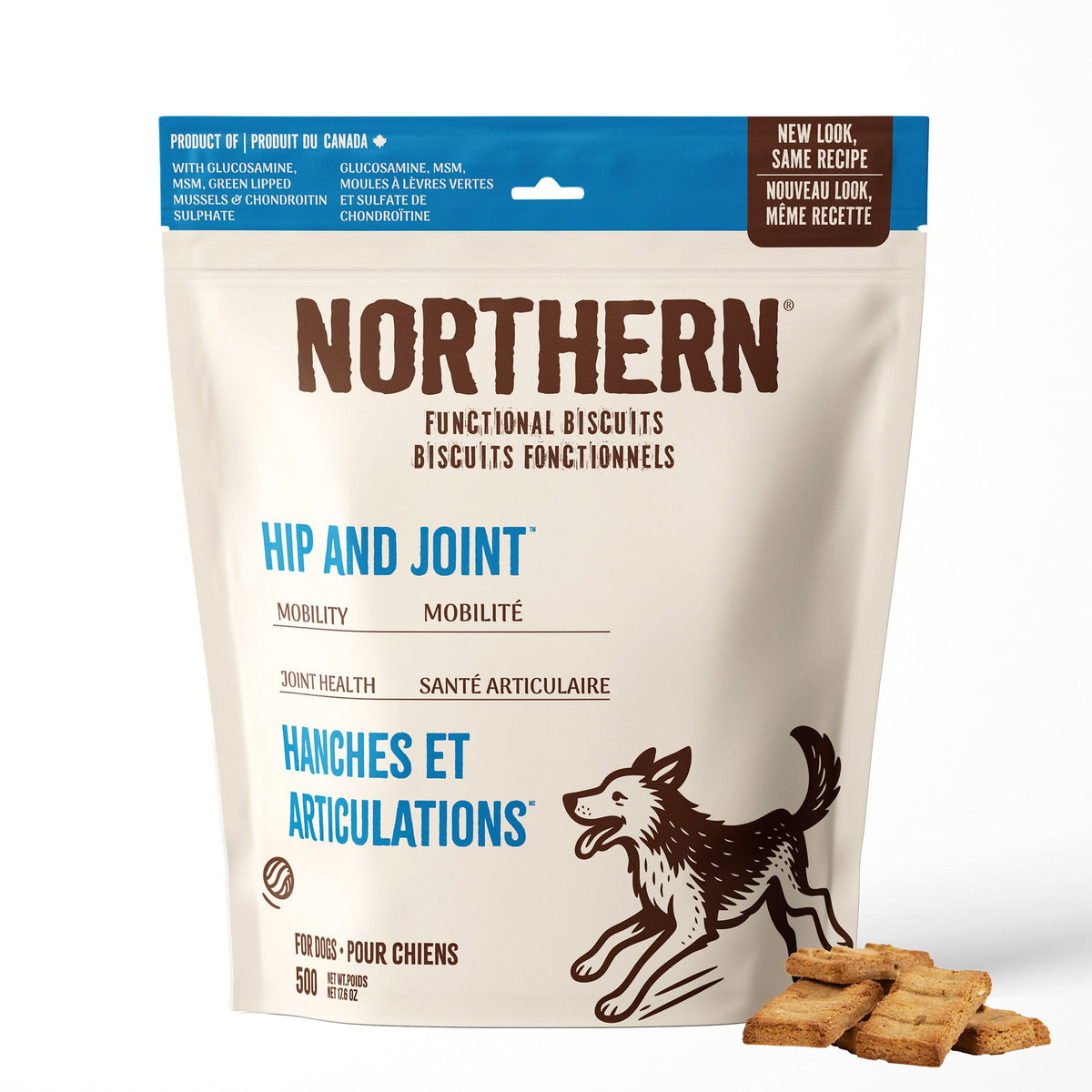 Northern Biscuits Croquants Fonctionnels Hanches & Articulations Dinde 500g