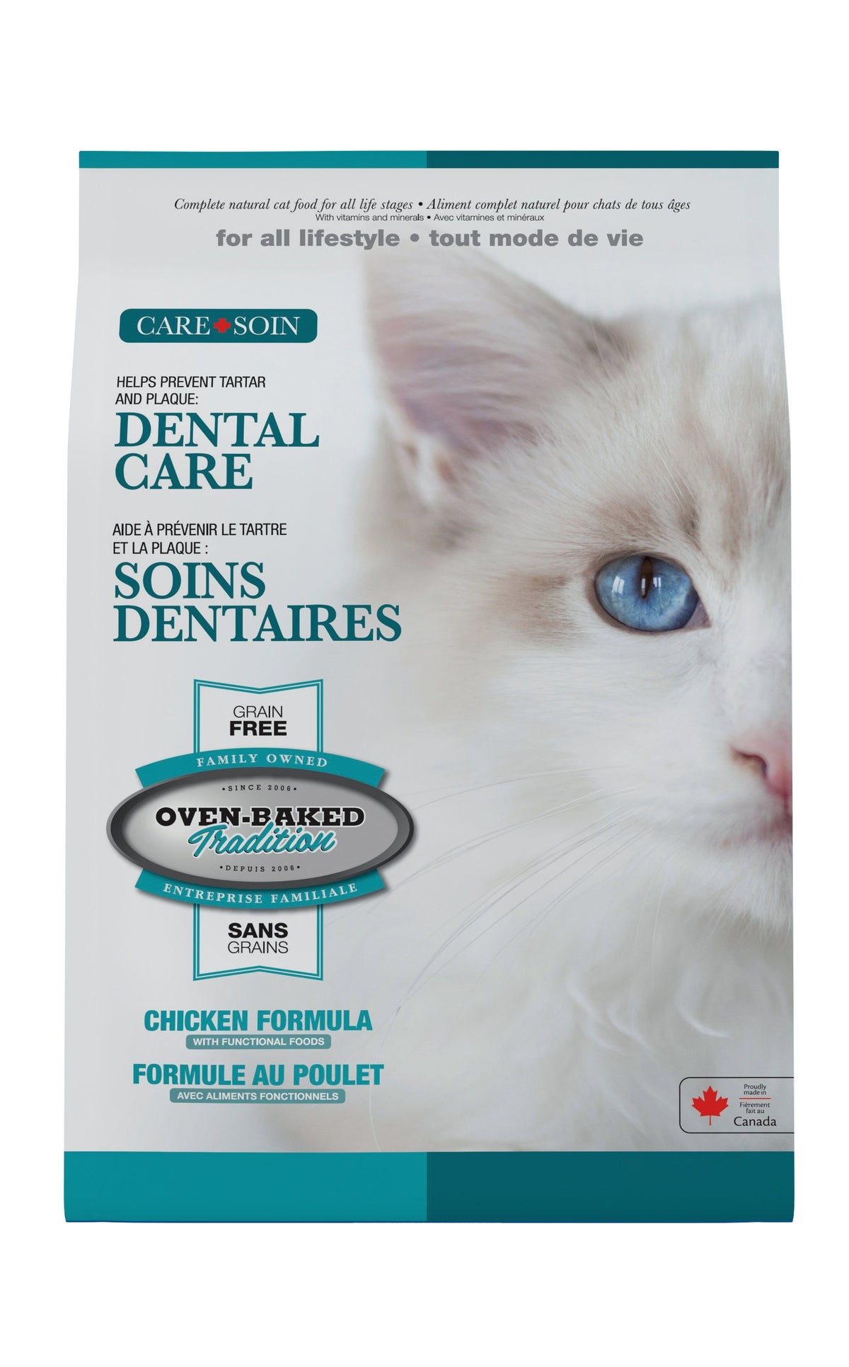 Oven-Baked Tradition Soins Dentaires Pour Chat Poulet 5lb / 2.27kg