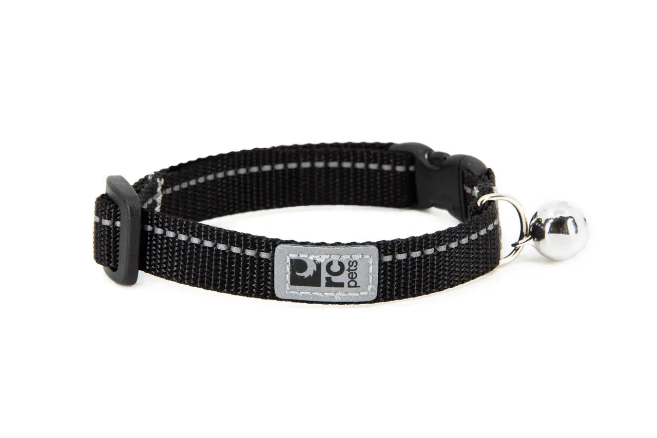 RC Pets Collier Sécuritaire De Base Pour Chat Noir Taille Unique