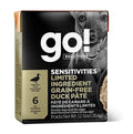 Petcurean Go! Chien Tetra Pak Sensitivities LID Sans Grains Pâté De Canard 354g