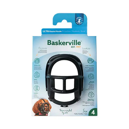 Company Of Animals Baskerville Ultra Muselière pour Chien Taille 4