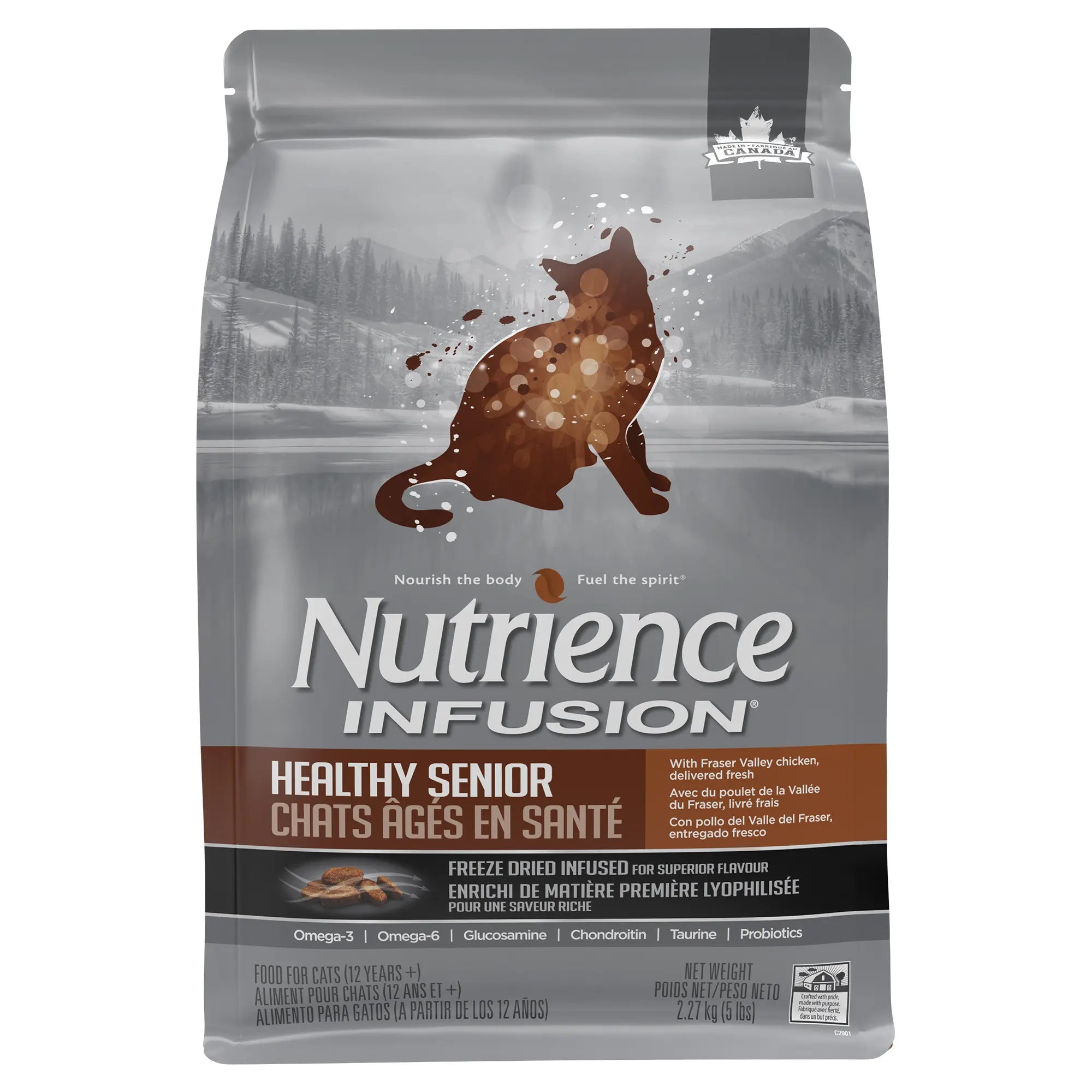 Nutrience Infusion Chats Âgés en Santé 5lbs / 2.27kg