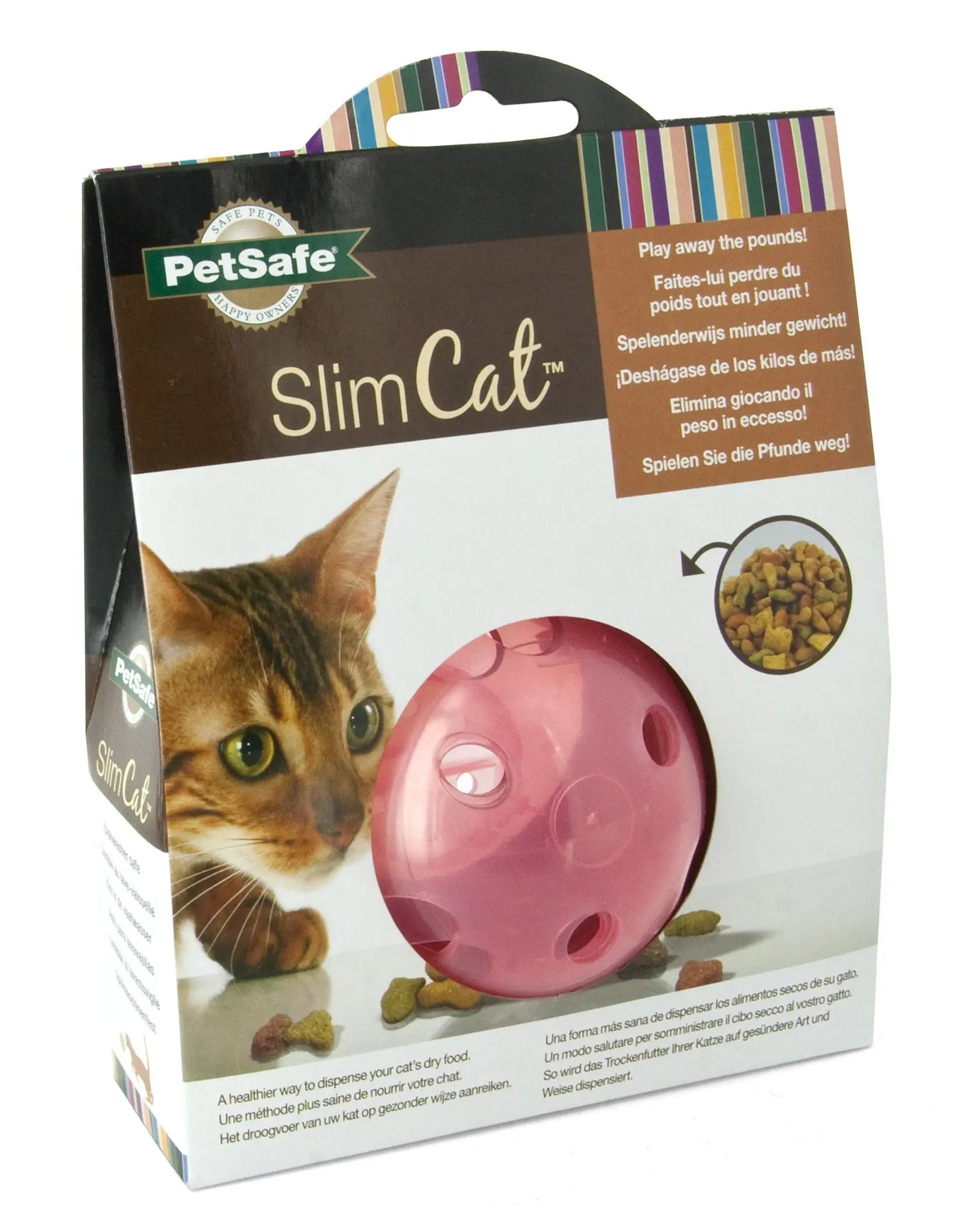 PetSafe Slimcat Balle Distributrice (Rose)